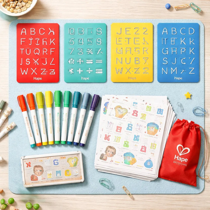 Set Motricidad Trazado De Letras Y Números