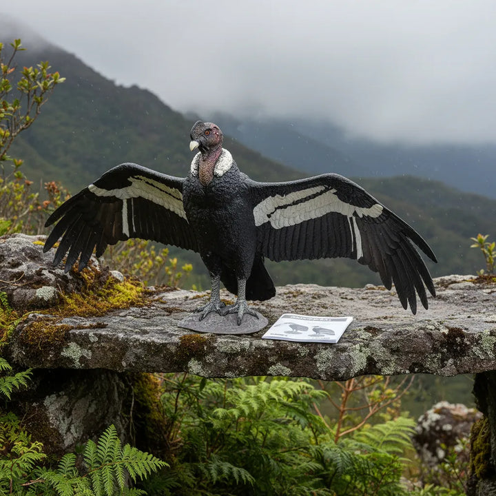 Figura Cóndor De Los Andes Pintada A Mano Papo