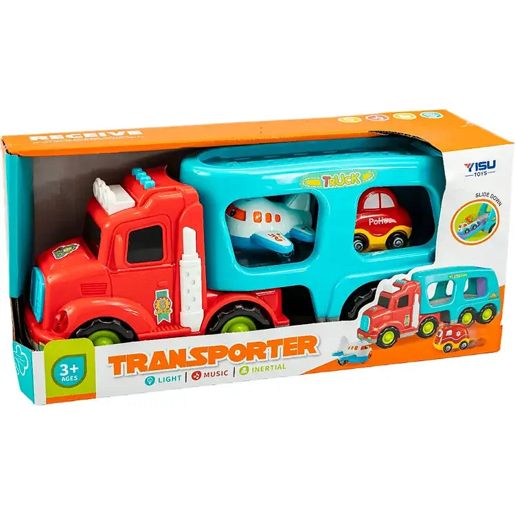 Juguete Camión Transportador Multifuncional Para Niños