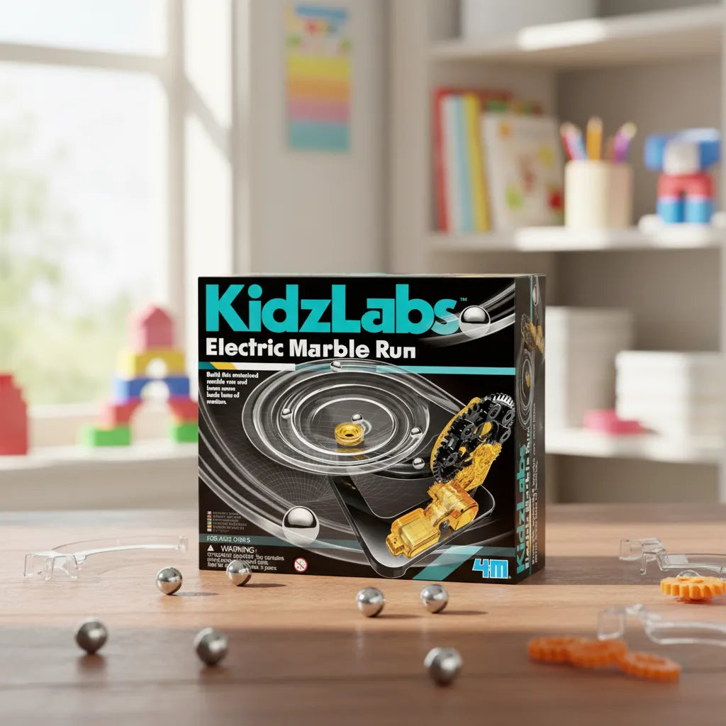Juego Experimento Carrera De Canicas Para Niños