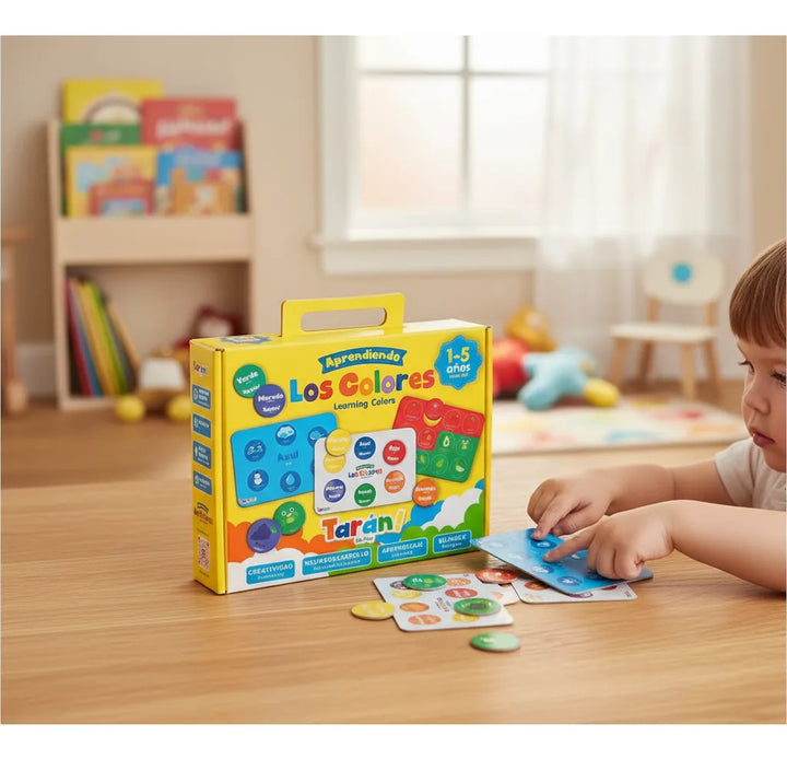 Juego Didáctico Aprendiendo Los Colores Para Niños