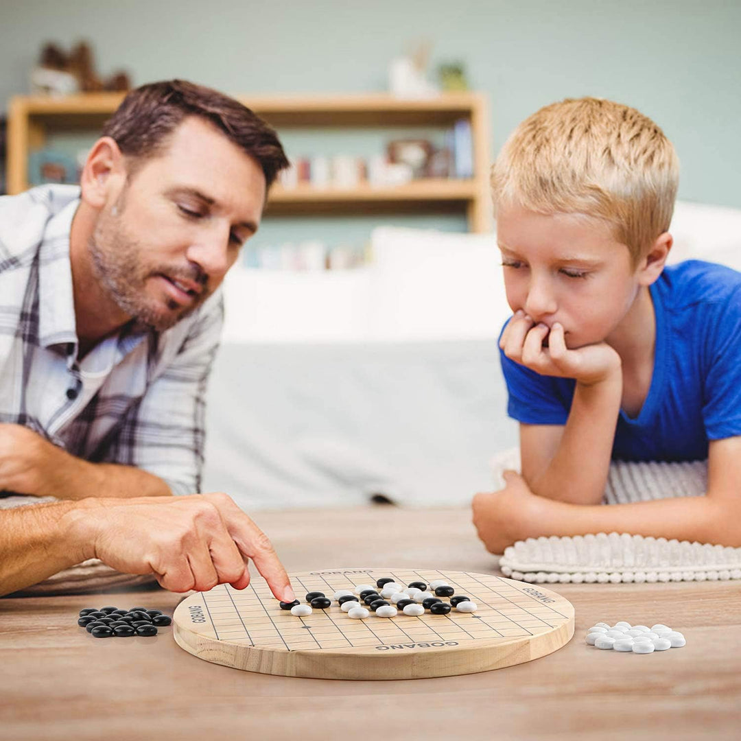 Juego De Mesa 2 En 1 Damas Chinas Madera Niños