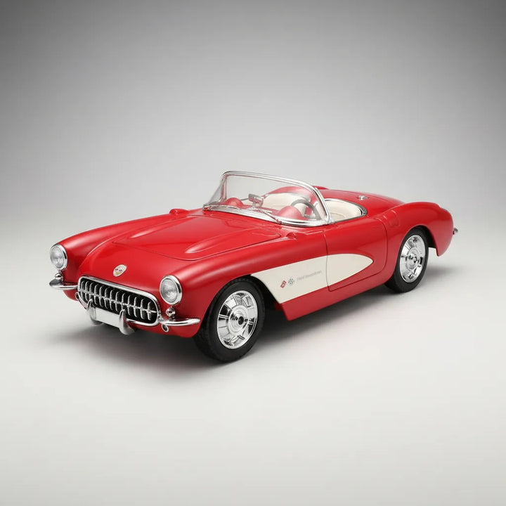 Carro A Escala 1/24 Chevrolet Corvette 1957 Para Armar