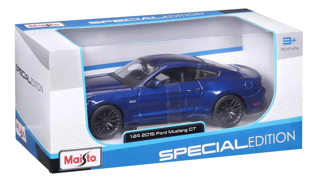 Maisto Carro 1:24 Se 2025 Ford Mustang Gt Azul
