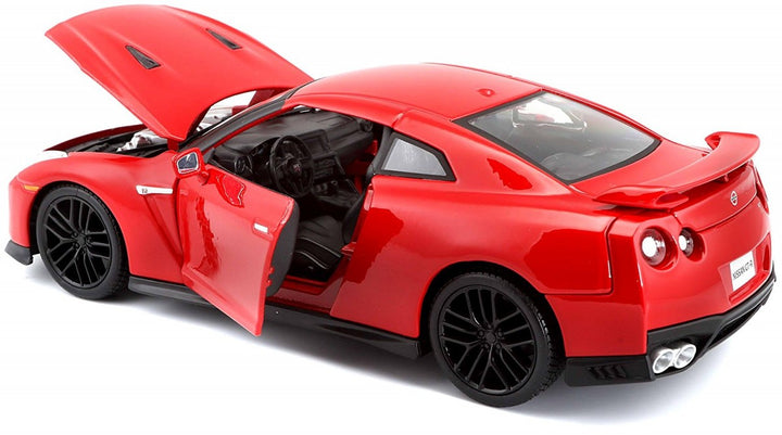 Carro Coleccionable Bburago 1/24 Nissan Gt-r Rojo