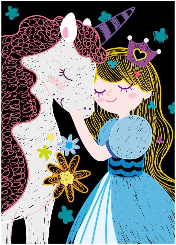 Juego De Rasca Y Dibuja Princesas Para Niños