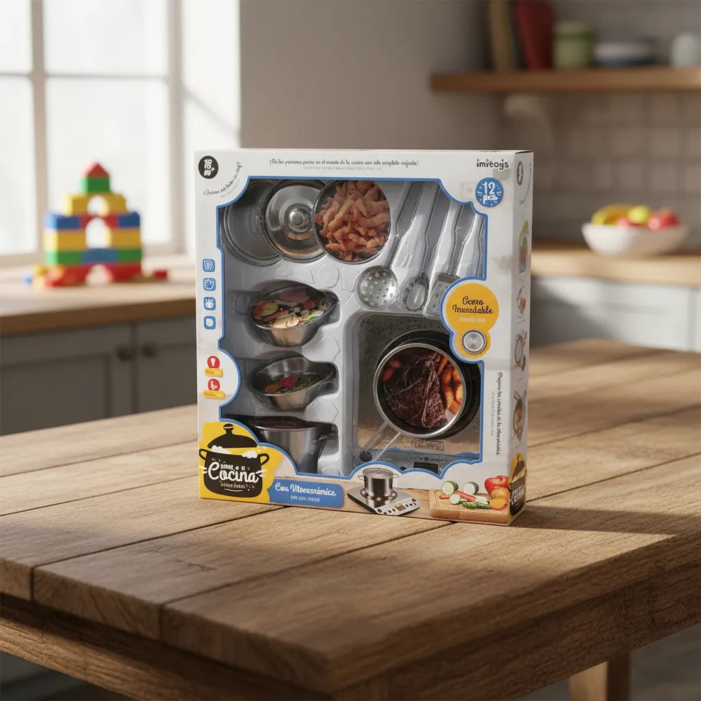 Set  De Chef Cocina Luces Y Sonido Para Niños