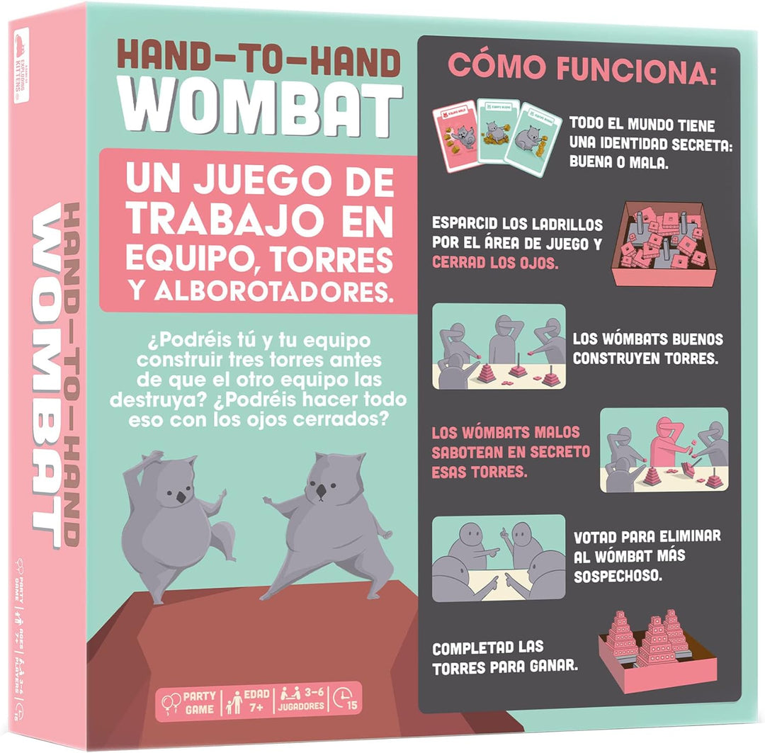 Juego De Mesa Hand To Hand Wombat Adulto