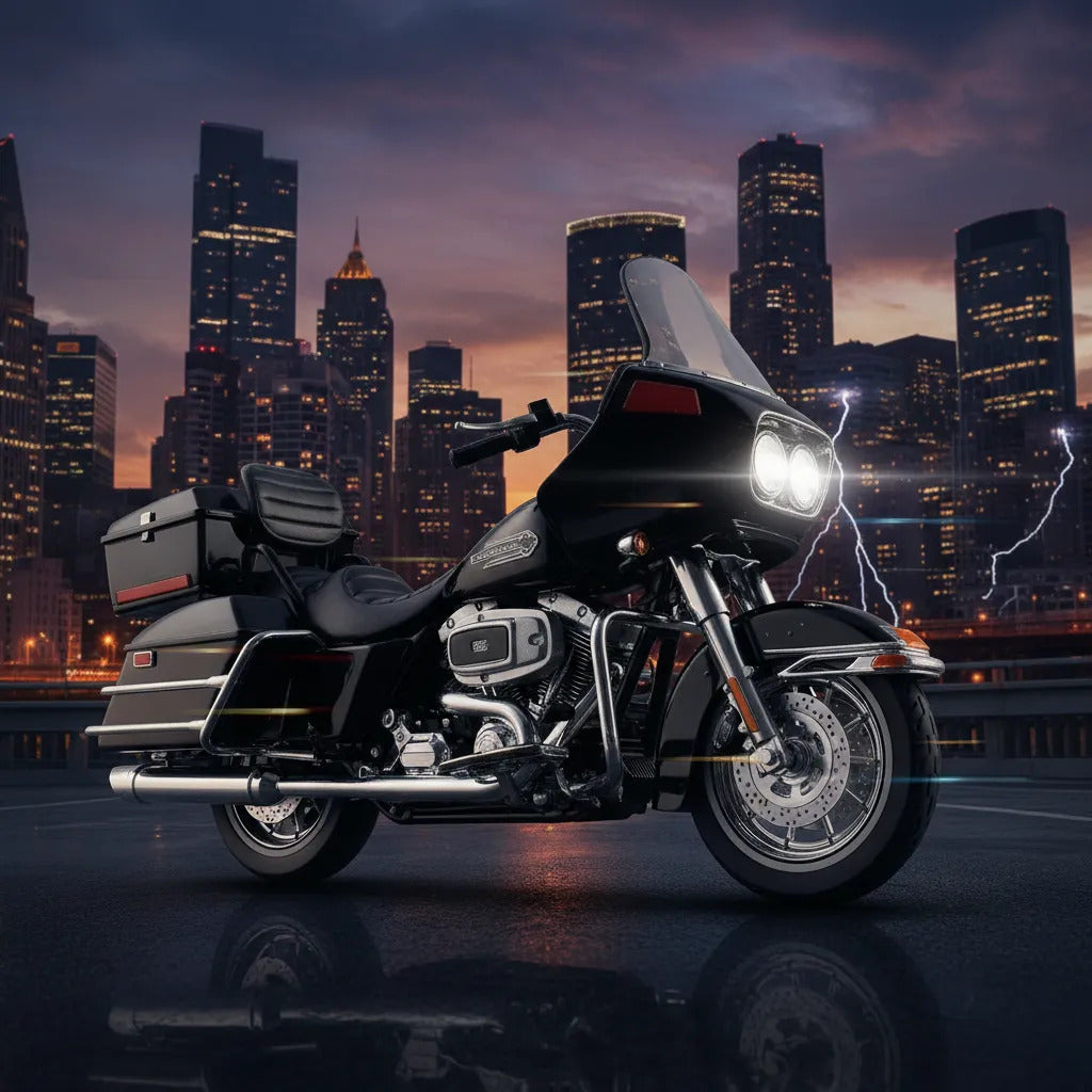 Moto escala Harley Davidson 1988 FLT Tour Glide Para Niños