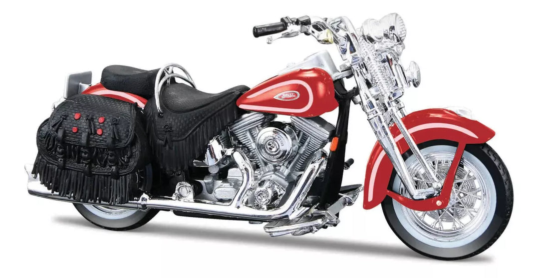 Moto Escala 1/18 Harley Davidson Flsts Heritage