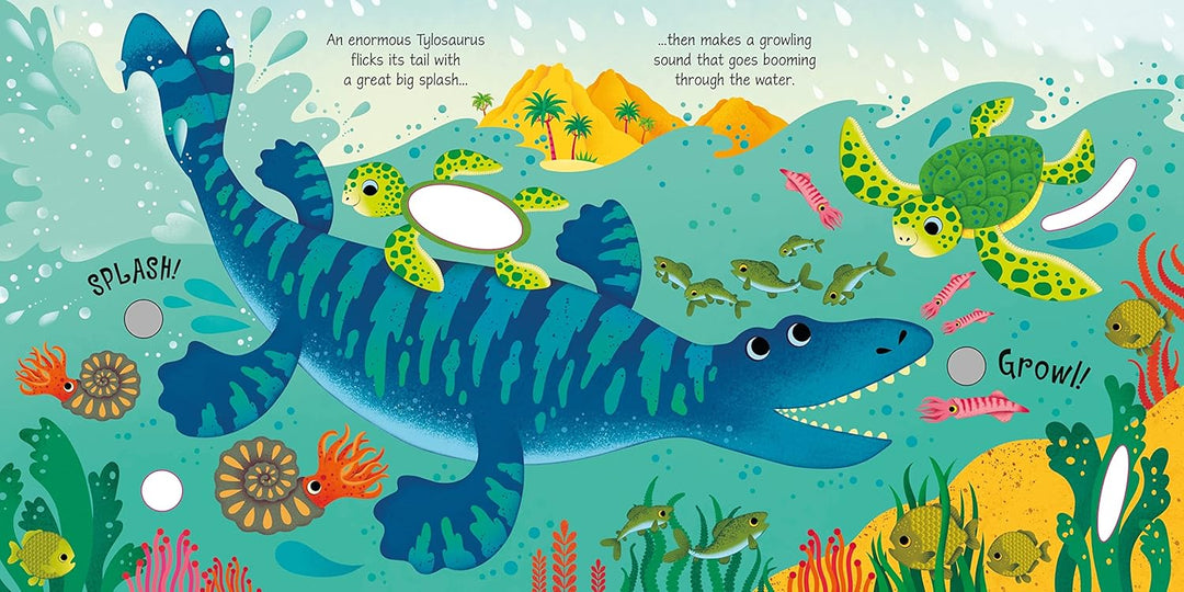 Libro Didáctico Con Sonidos Dinosaurios Para Niños