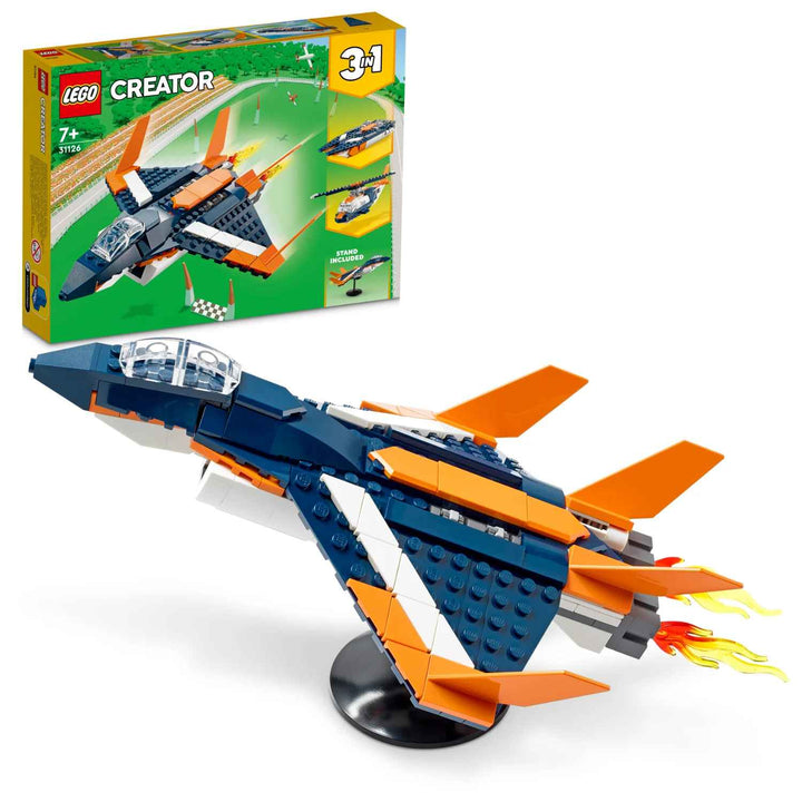 Lego Armatodo 3 En 1 Avión Jet 215 Piezas Niños