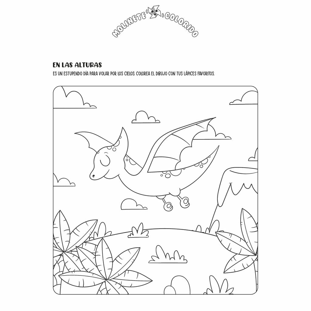 Libro Para Colorear Dinosaurios Para Niños