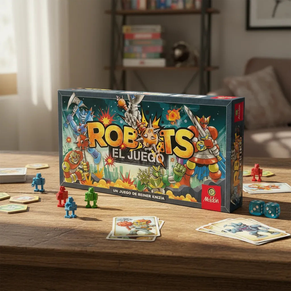 Juego De Mesa Robots Estrategia Para Niños Y Adultos