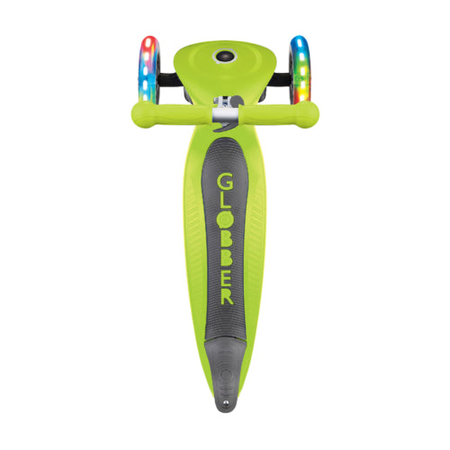 Patineta Globber Primo Lights Verde Para Niños