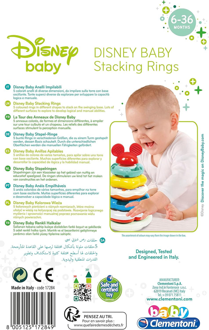 Juego Anillos Apilables Disney Para Bebés