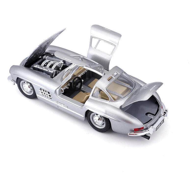 Carro A Escala Bburago 1/24 Mercedes-benz 300 Sl
