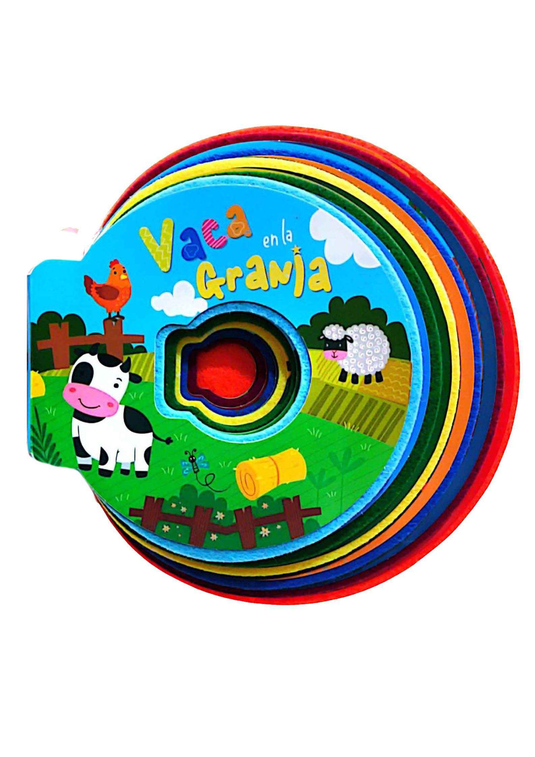Libro Interactivos Vaca En La Granja Para Niños