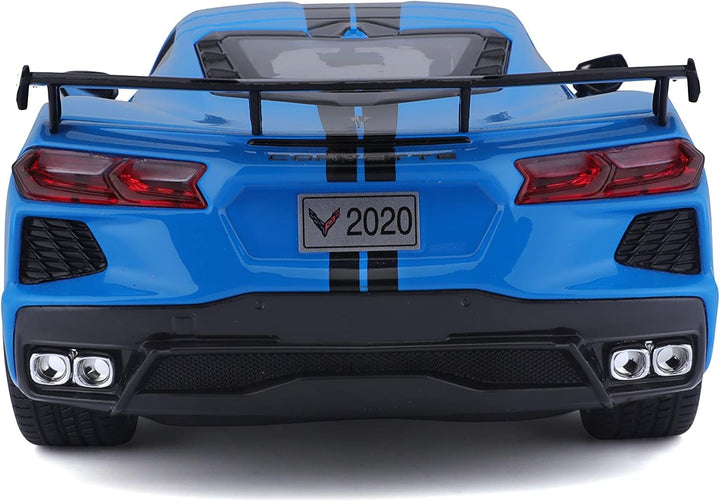 Carros A Escala 1/36 Chevrolet Corvette Stingray Coupe Azul