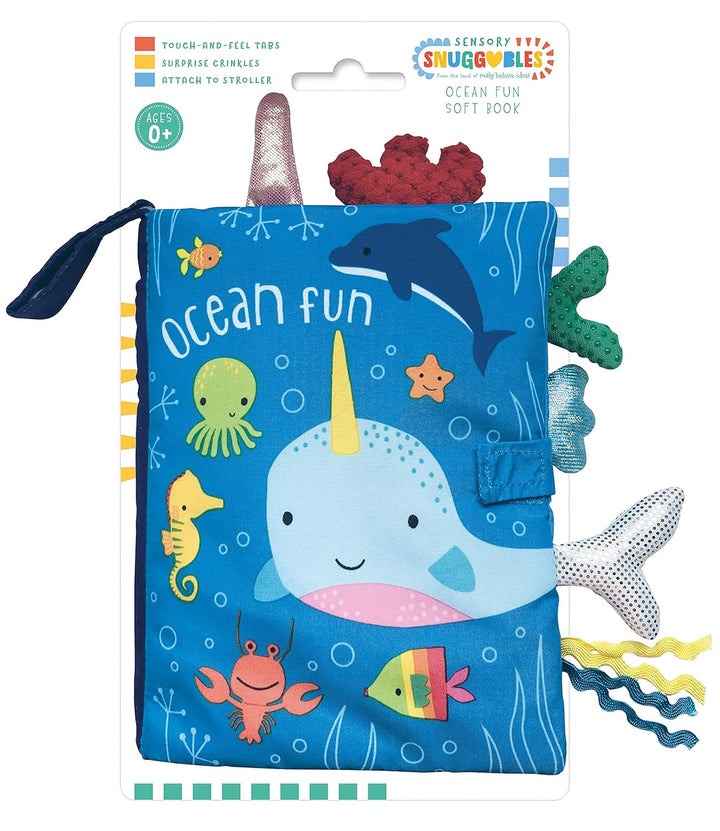 Libro Infantil Suave Sensorial Oceano Para Bebés