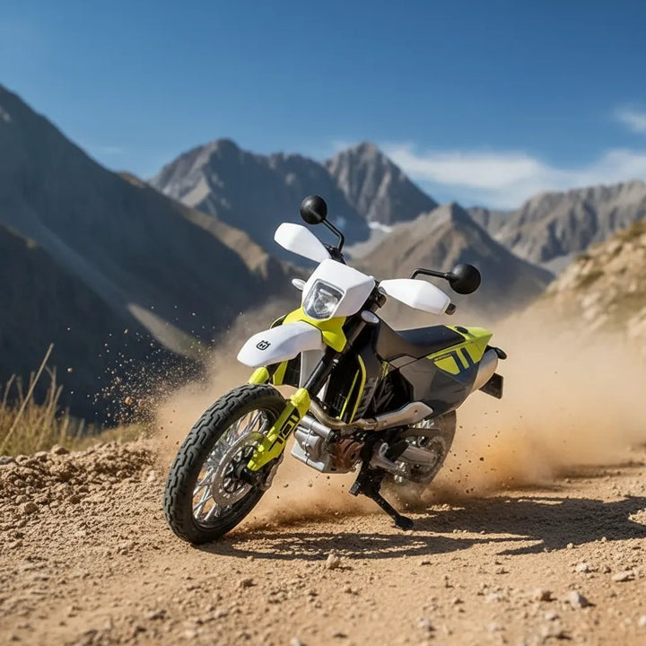Moto A Escala 1:18 Husqvarna 701 Supermoto 2023 Para Niños
