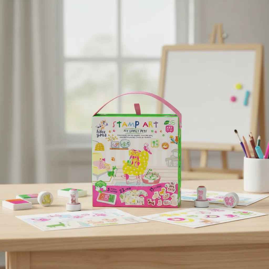 Juego De Arte Animales Sellos Reutilizable Niñas