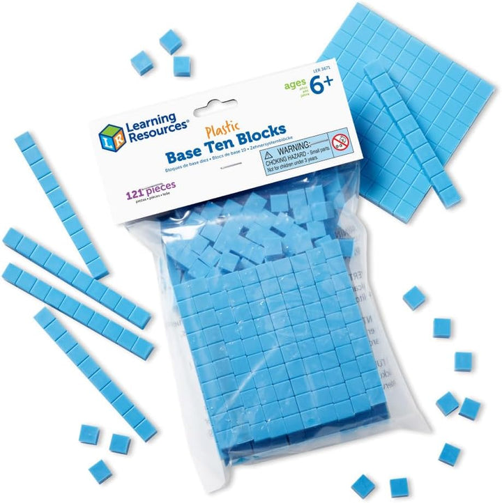 Juego Didáctico Bloques Base Diez Para Niños