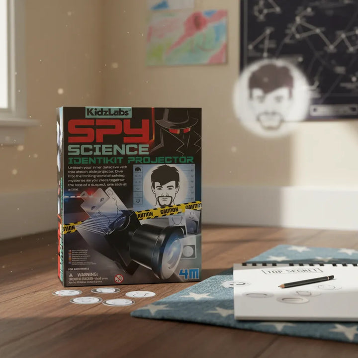 Juego Didáctico Proyector De Dibujos Espía Para Niños