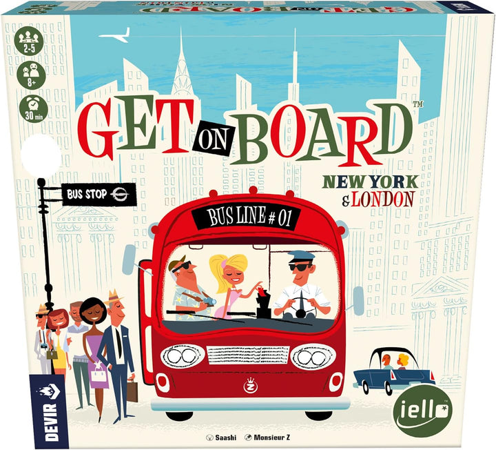 Juego De Mesa Get On Board Nueva York  Adultos