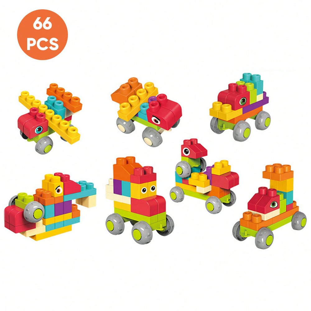 Juego Bloques De Construcción 66 piezas Niños