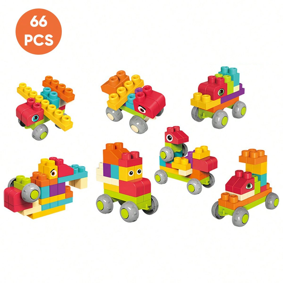 Juego Bloques De Construcción 66 piezas Niños