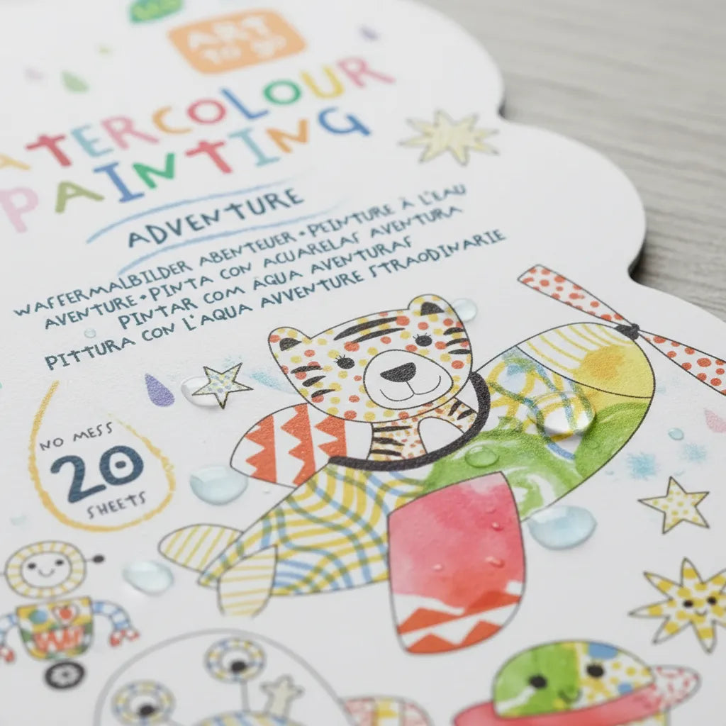 Libro De Pintura Aventura Borrable Para Niños