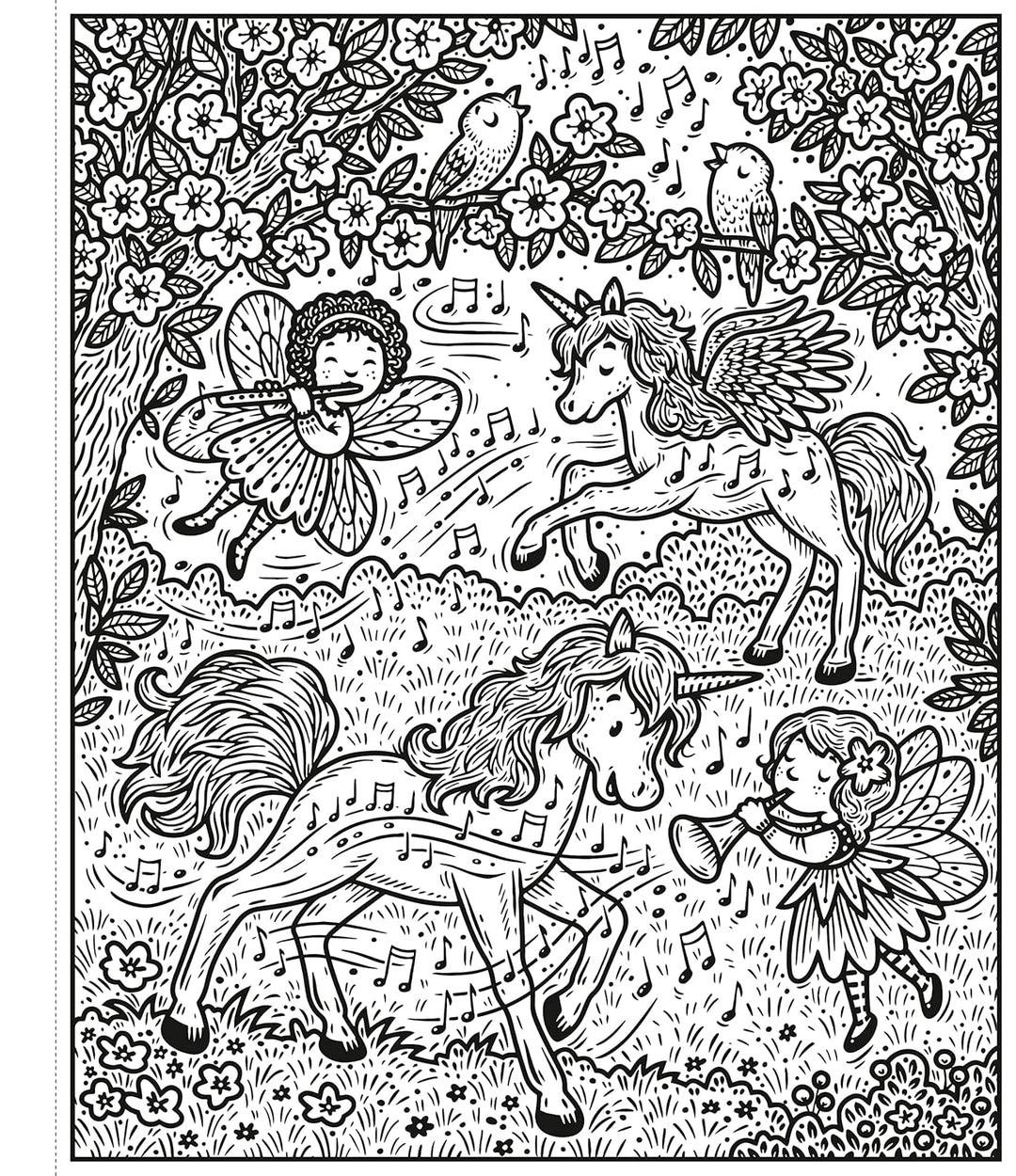 Libro Infantil De Pintura De Unicornios Niños