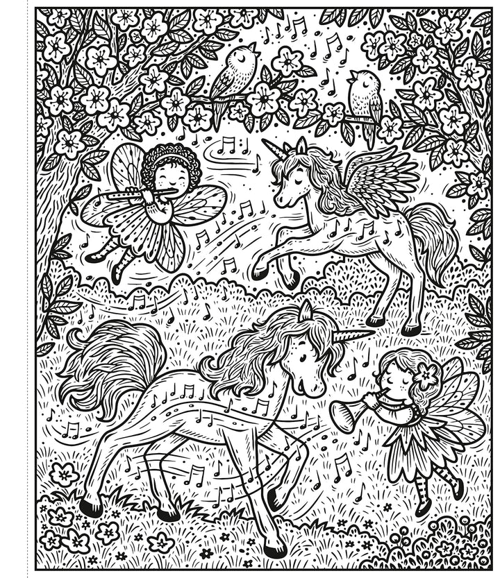 Libro Infantil De Pintura De Unicornios Niños