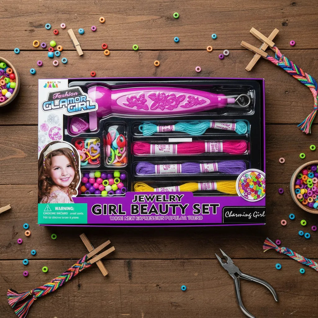 Juego Set  Accesorios Para Peinar Y Diseñar Niñas