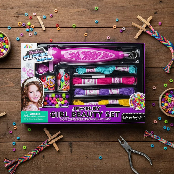 Juego Set  Accesorios Para Peinar Y Diseñar Niñas