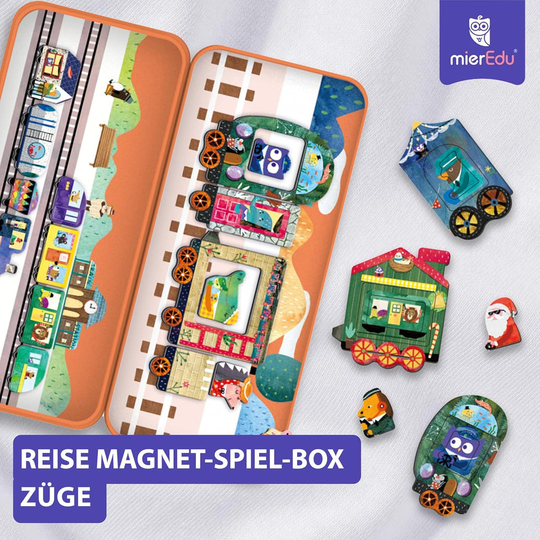 Juego trenes Magnéticos Para Niños