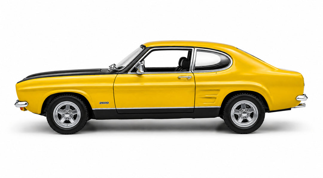 Carro Coleccionable A Escala 1:32 Ford Capri Rs2600 Amarillo