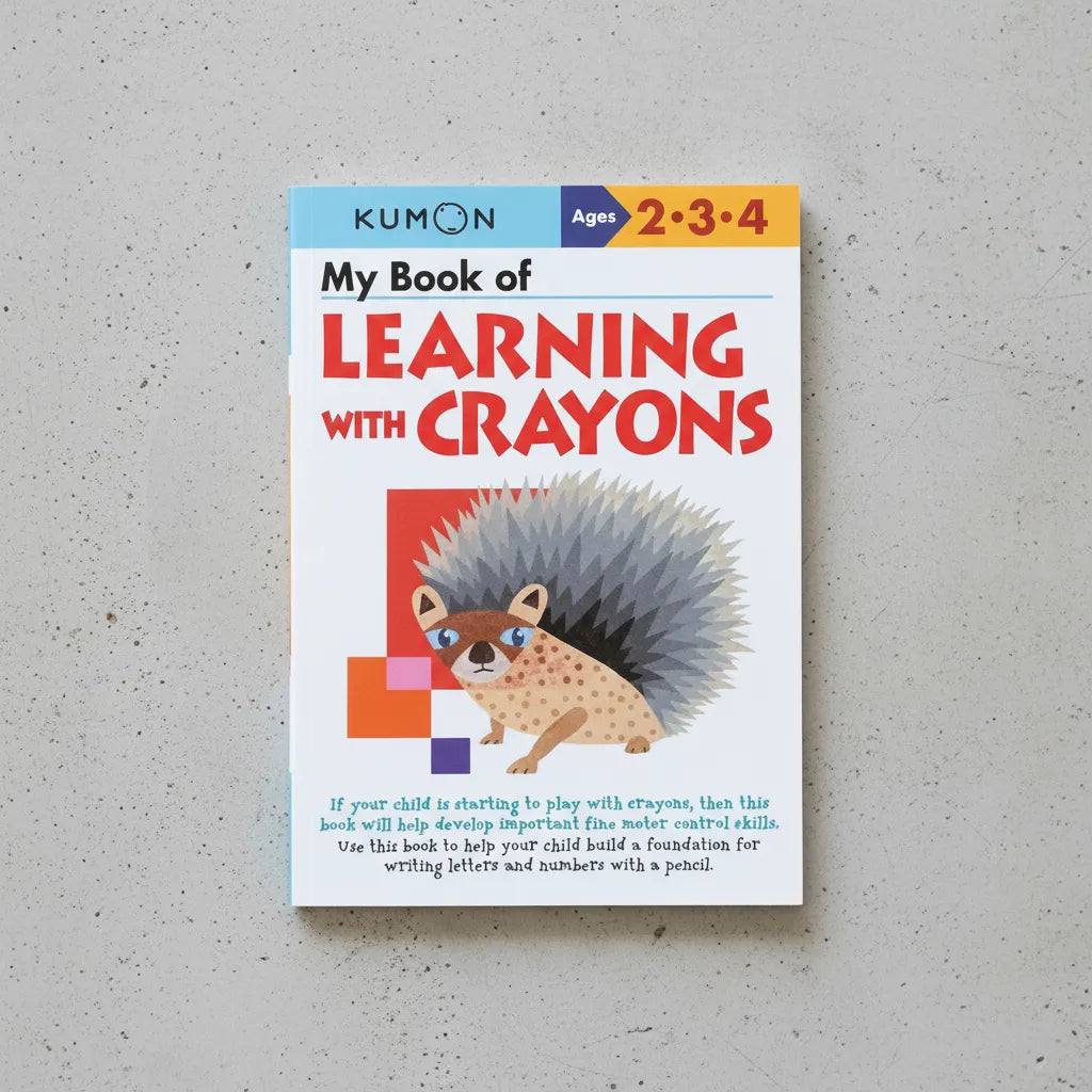 Libro Kumon My Book Of Learning With Crayons Para Niños