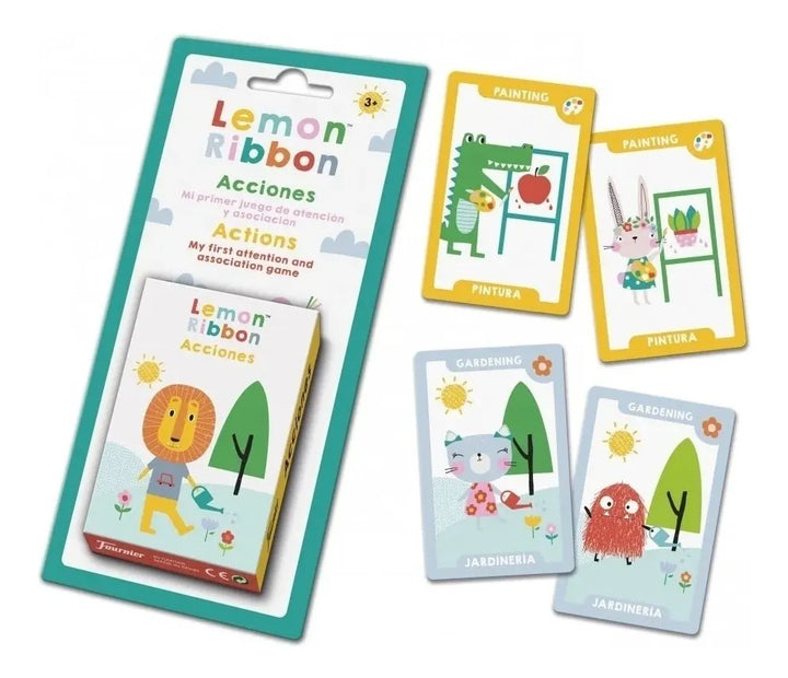 Juego Educativo Lemon Ribbon Acciones Niños