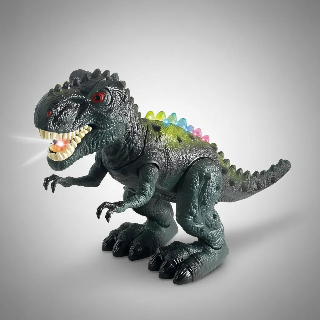 Dinosaurio T-Rex Luces Sonido Y Movimiento