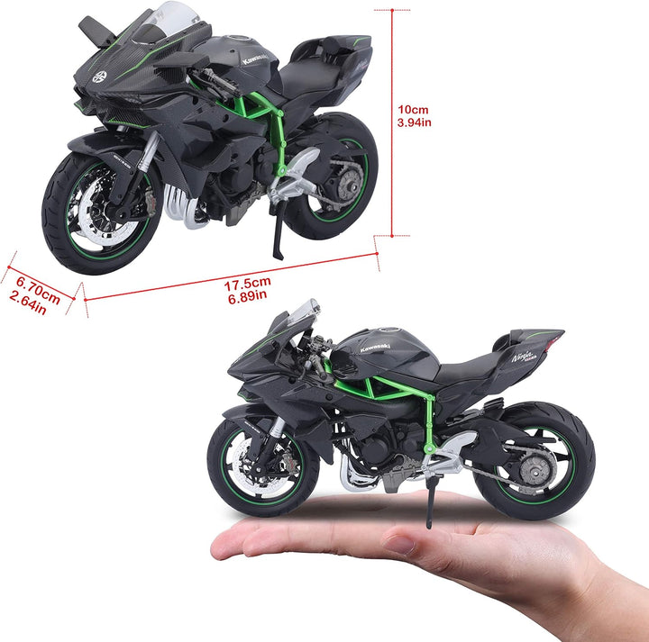 Moto Coleccionable 1:12 Mc Kawasaki Ninja H2r