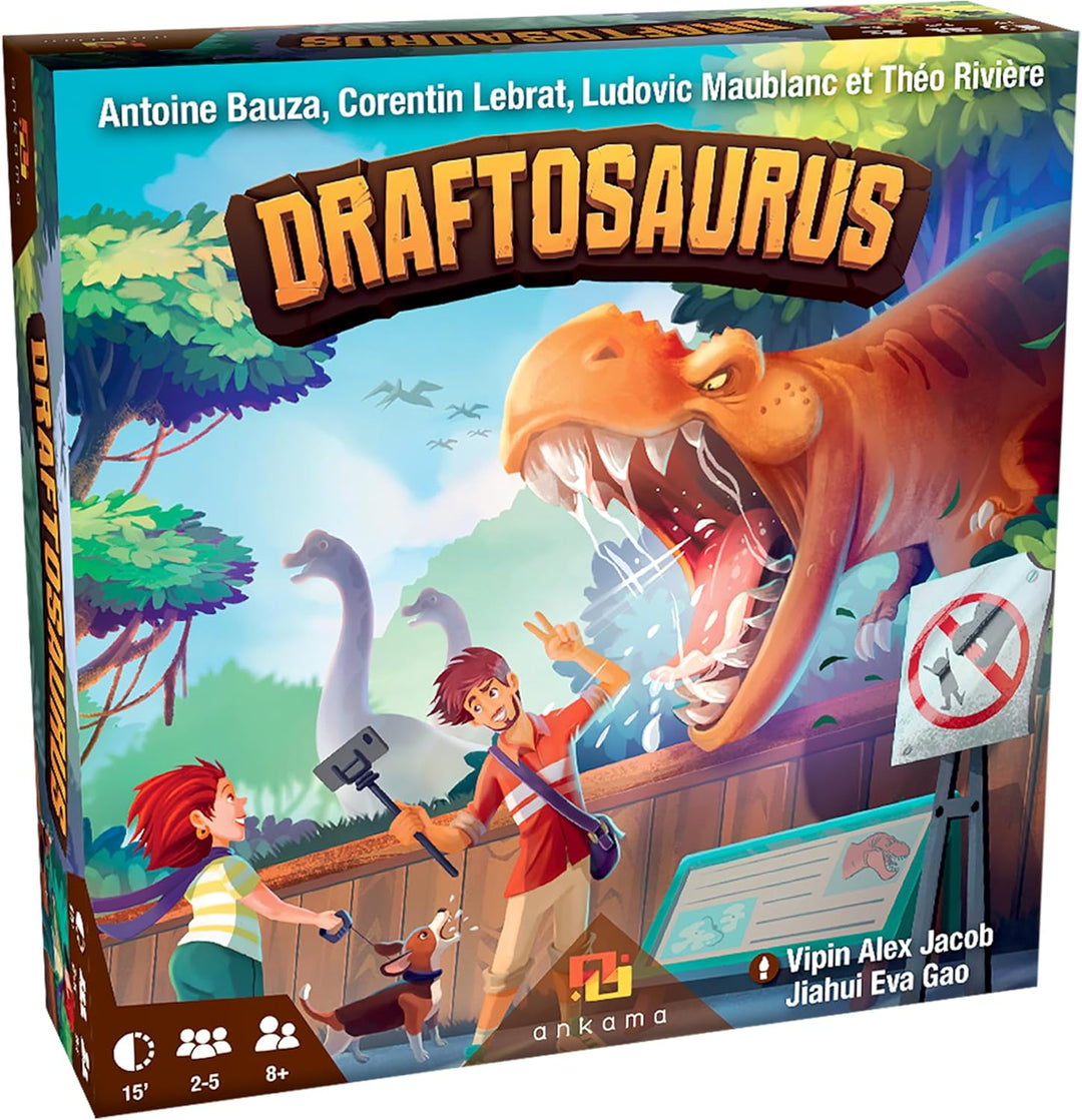 Juego De Mesa Draftosaurus Para Niños Familiar