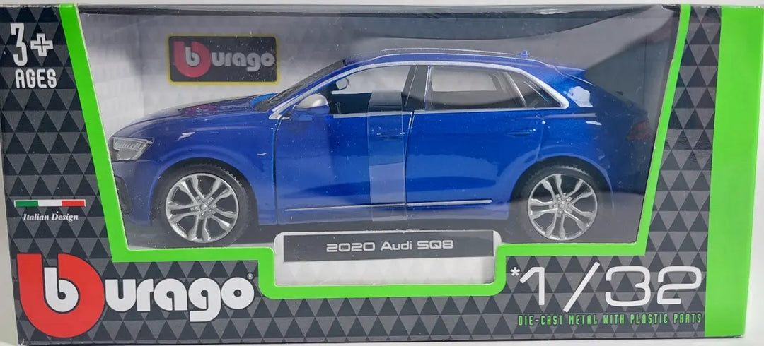 Carro Coleccionable A Escala 1:32 Bburago Audi Sq8 Azul