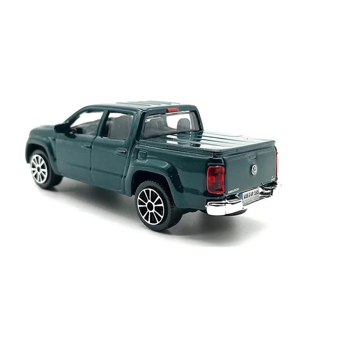 Carro A Escala 1/36 Bburago Vokswagen Amarok Verde