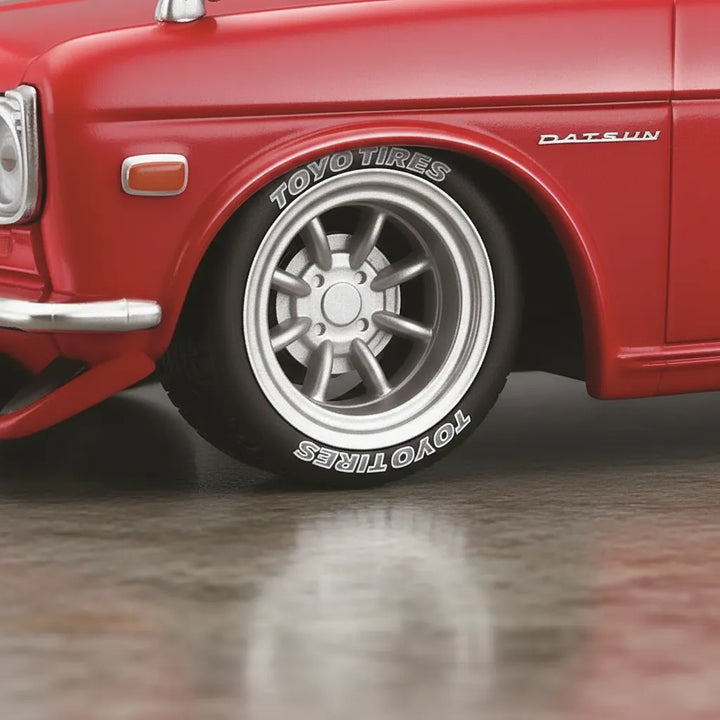 Carro A Escala 1/24 1971 Datsun 510 Rojo Para Armar