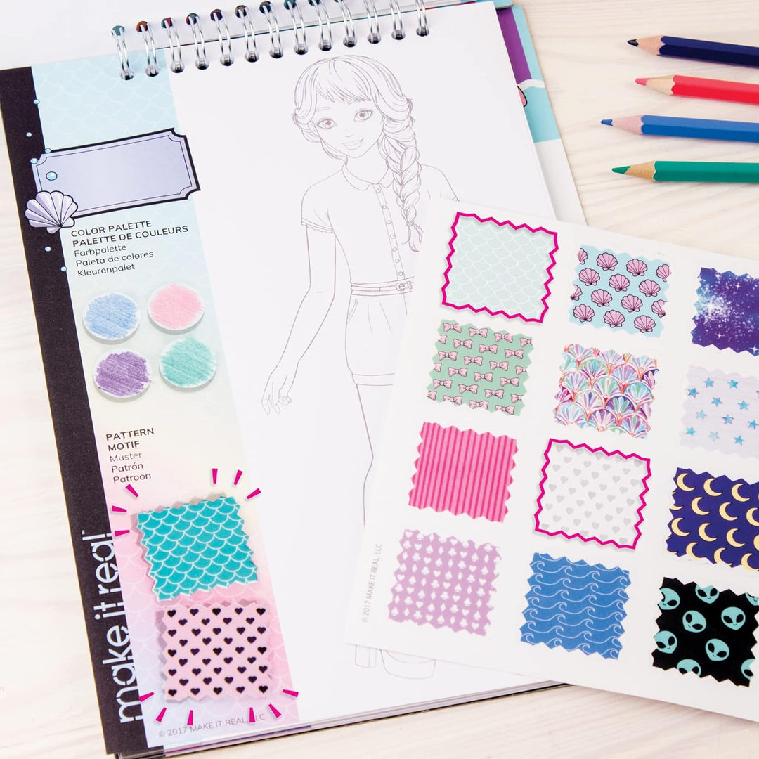 Juego Diseño De Moda Con Plantillas niñas