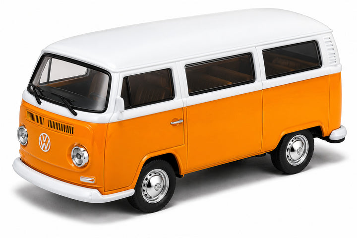 Carro Coleccionable 1:36 Volkswagen Type 2 Bus 1971 Naranja