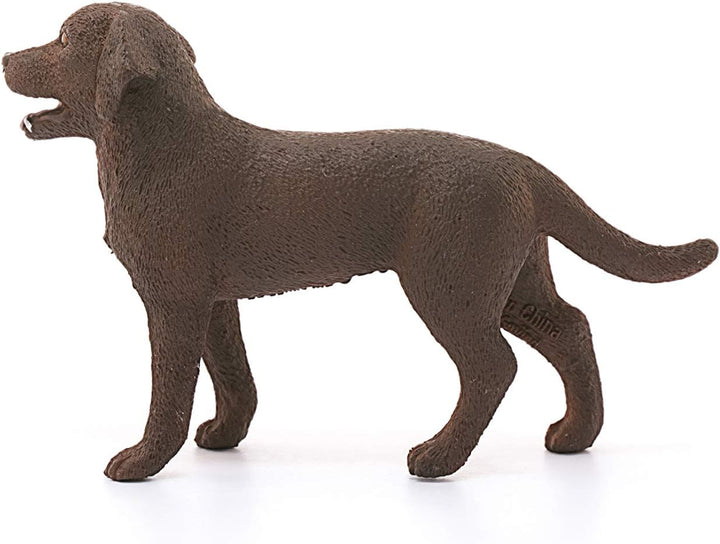 Figura Perro Labrador Retriever Pintado A Mano