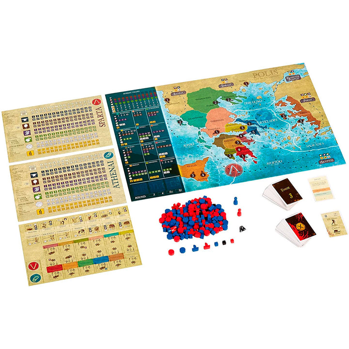 Juego De Mesa Polis Estrategia Histórica Para Niños